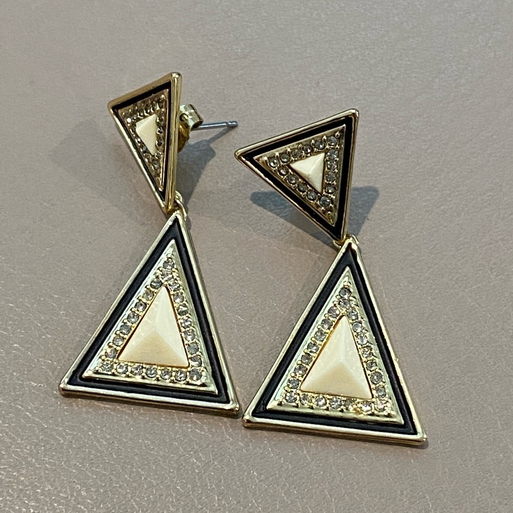 EUC House of Harlow 1960 earrings!